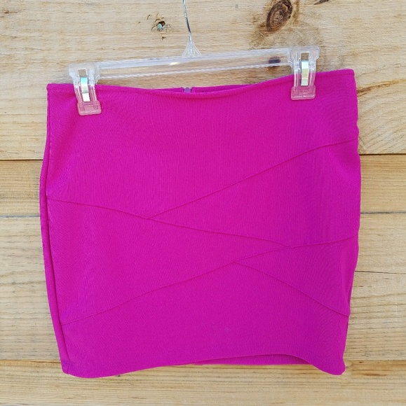 grass collection Dresses & Skirts - Mini Fushia Bodycon Skirt M